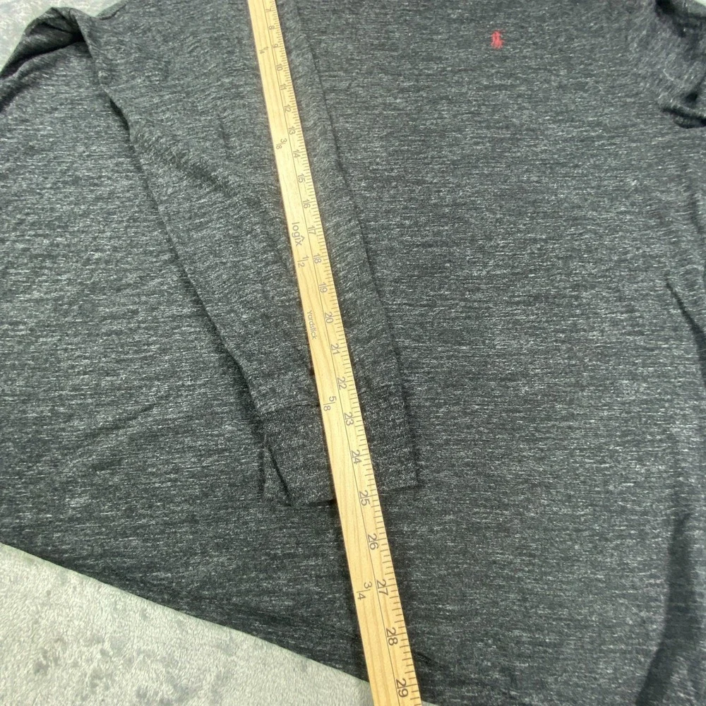 Polo Ralph Lauren T Shirt Long Sleeve Mens XL Gray Heather Classic Fit Crew Neck